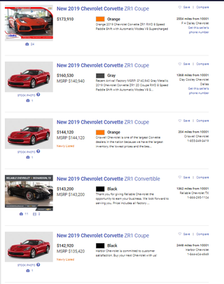 Illustration for article titled Checking out new ZR1 listings on Autotrader- Updated